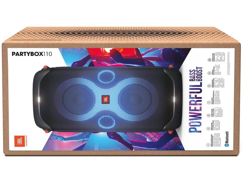 Caixa de Som JBL Partybox 110 Portátil 160w Bluetooth 110/220v